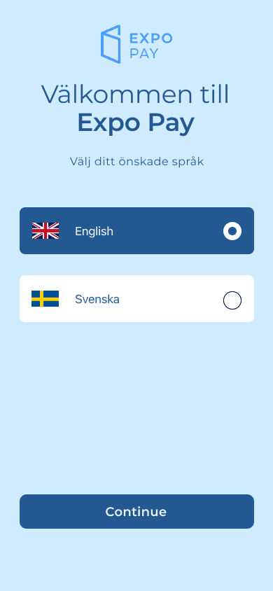 ExpoPay Customer App - Screenshot 1
